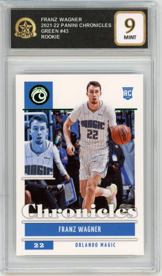 2021-22 Panini Chronicles Green #43 Franz Wagner RC Basketball Rookie HCWG 9 Image 1