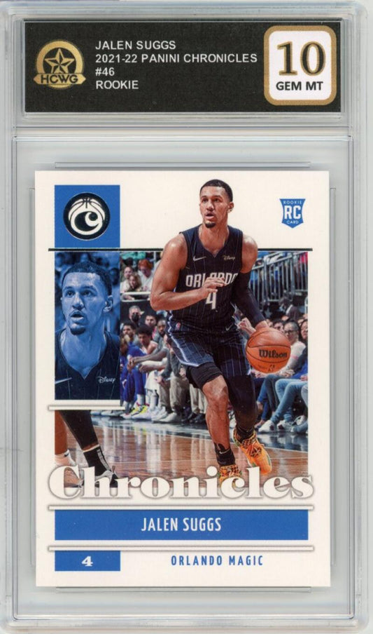 2021-22 Panini Chronicles #46 Jalen Suggs RC Basketball Rookie HCWG 10 Image 1