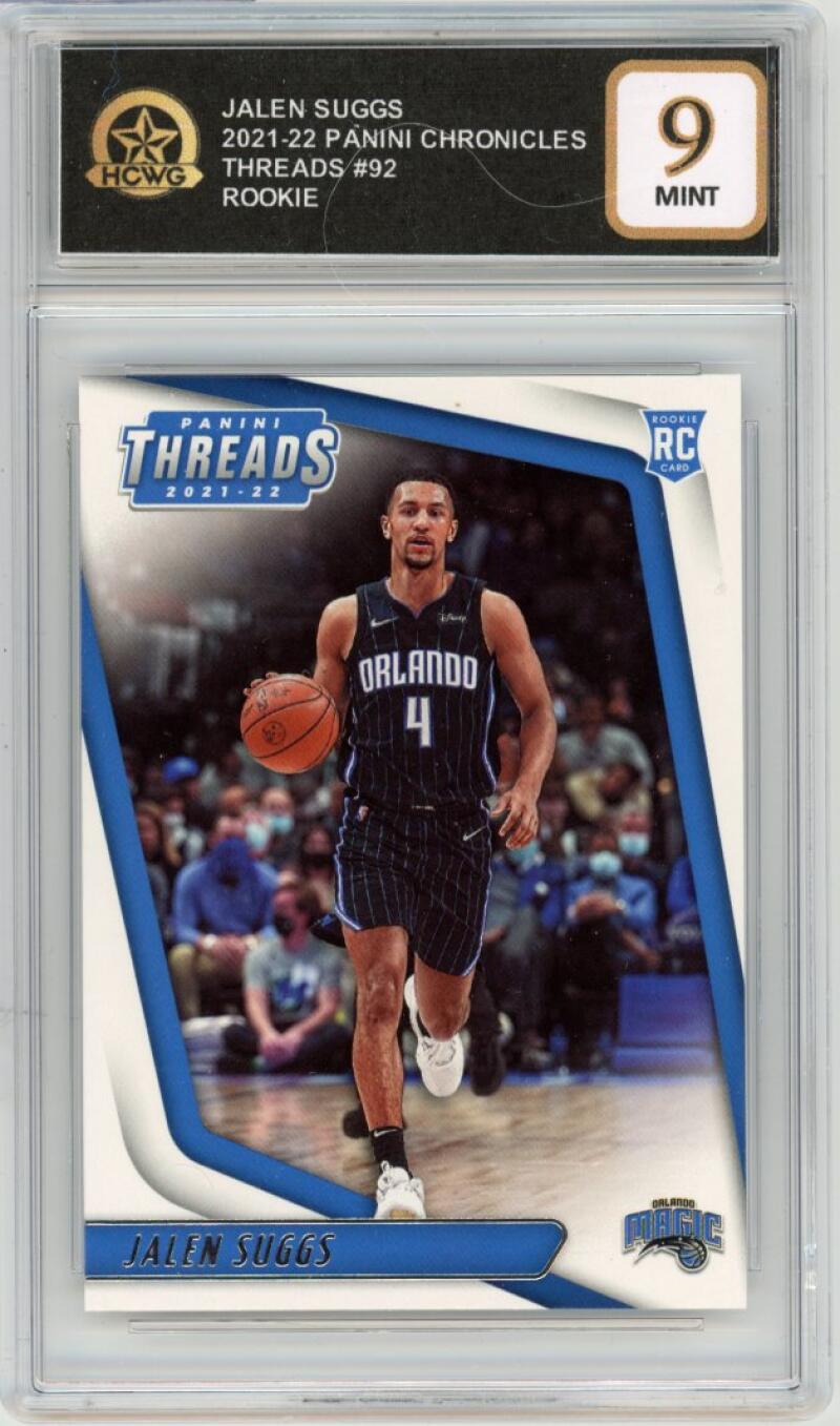 2021-22 Panini Chronicles Threads #92 Jalen Suggs Rookie Mint HCWG 9 Image 1