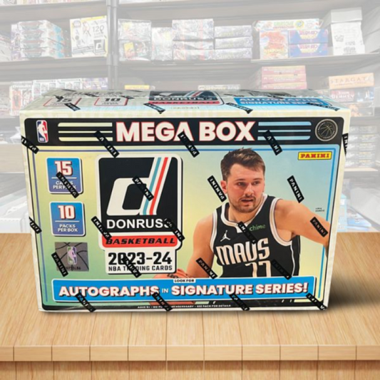 2023-24 Donruss Basketball Factory Sealed Mega Box - 10 Packs / 15 Card Packs Image 1