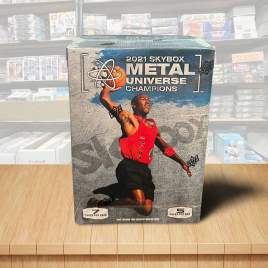 2021 Skybox Metal Universe Champions Basketball Factory Sealed 5 Pack Box Image 1