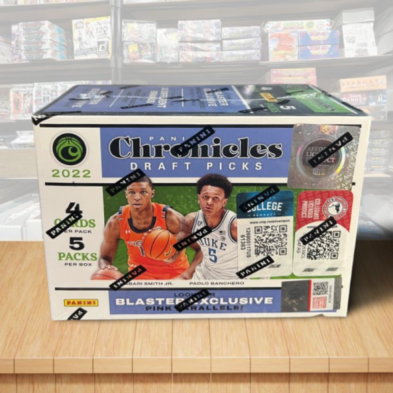 2022 Panini Chronicles Draft Picks Basketball Factory Sealed 5 Pack Box Image 1