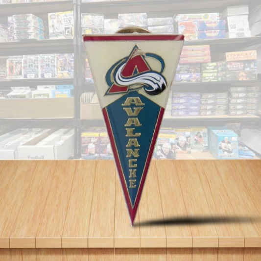 Colorado Avalanche Banner Hockey 1.5" Pin - Butterfly Clutch Backing Image 1