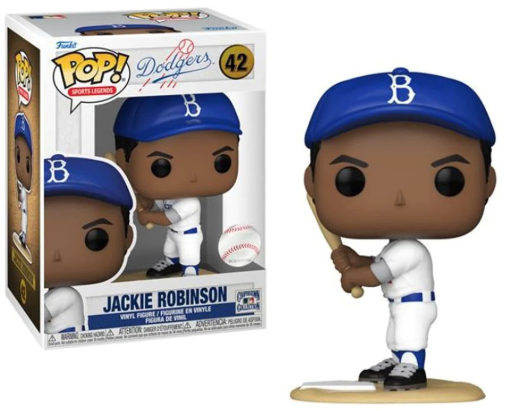 Funko Pop - Baseball 42 - Jackie Robinson Los Angeles Dodgers Vinyl Figure  Image 1