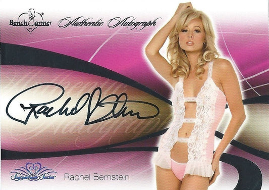 2008 Bench Warmer Signature Series RACHEL BERNSTEIN Autograph Silver Foil