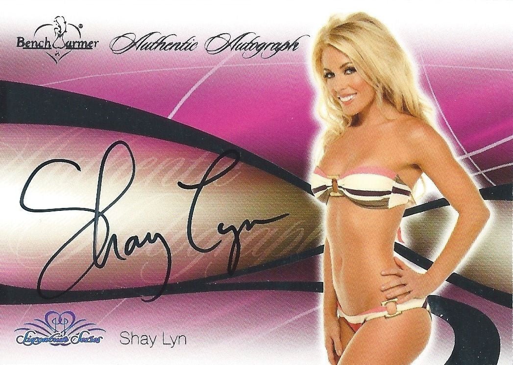 2008 Bench Warmer Signature Series SHAY LYN Autograph Silver Foil