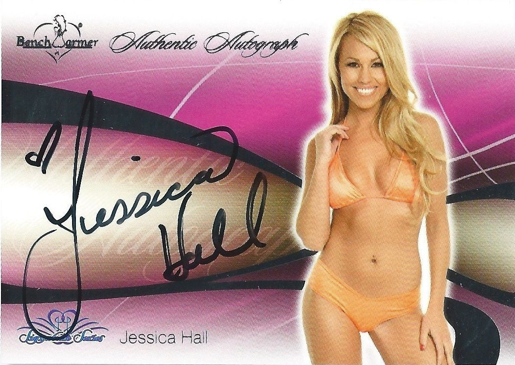 2008 Bench Warmer Signature Series JESSICA HALL Autograph Silver Foil