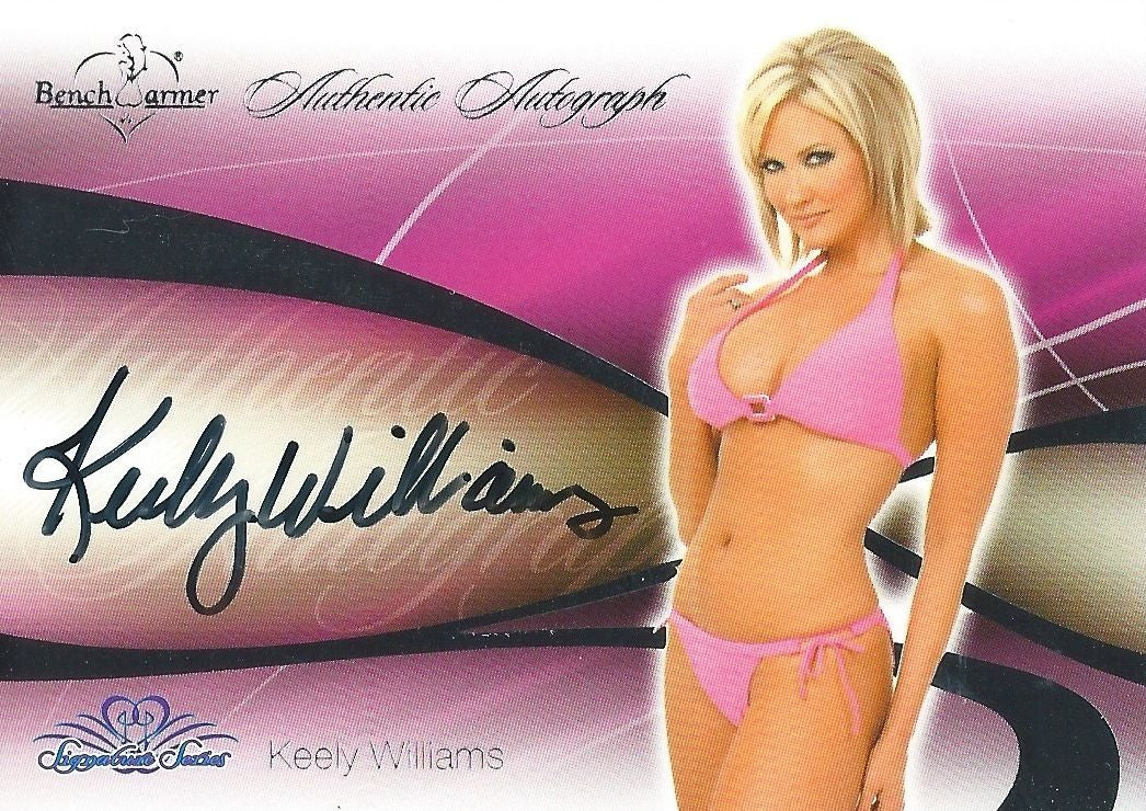 2008 Bench Warmer Signature Series KEELY WILLIAMS Autograph Silver Foil