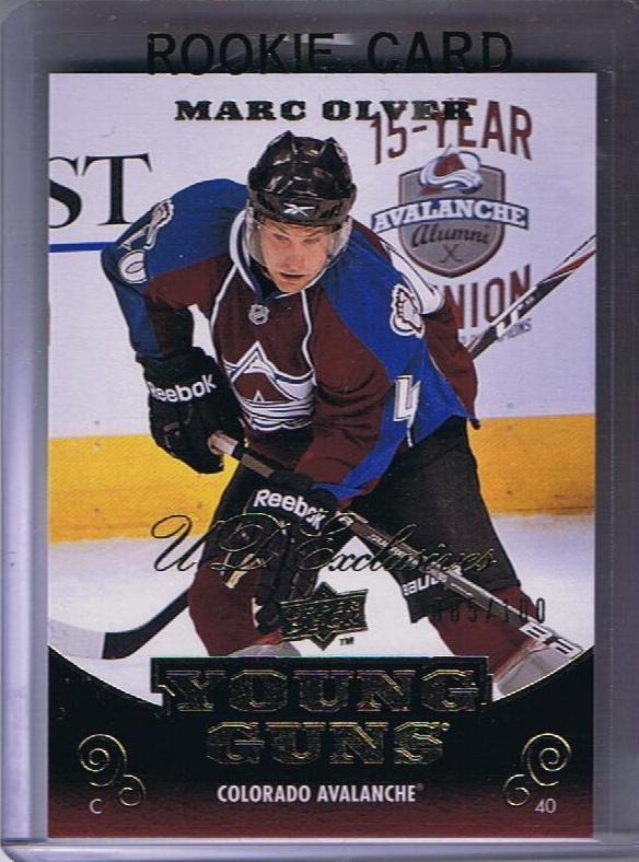  2010-11 Upper Deck YG Exclusives MARC OLIVER 85/100 Young Guns RC 02161 Image 1