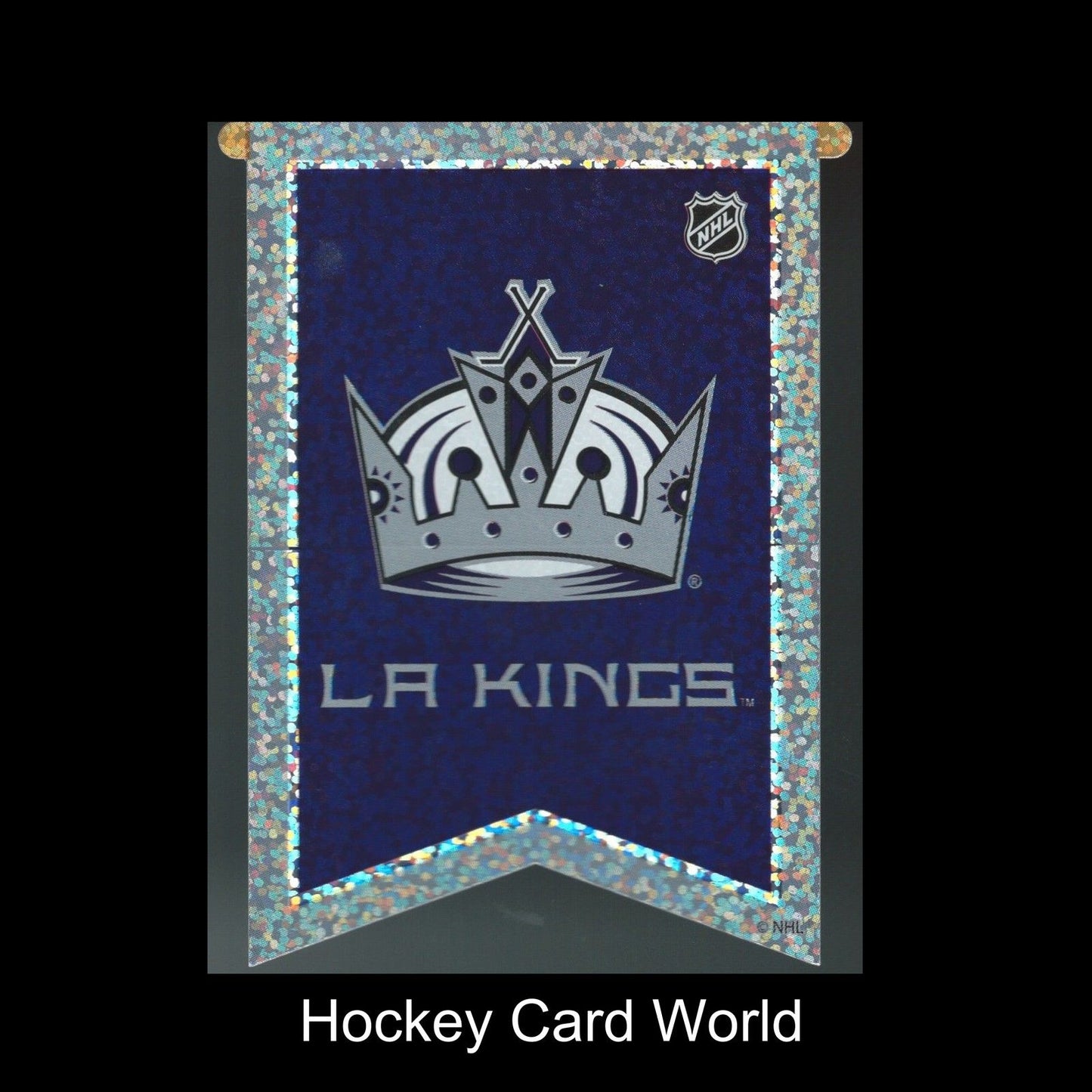  Los Angeles Kings 3"x4" NHL Licensed Banner Sparkle Decal Sticker Image 1