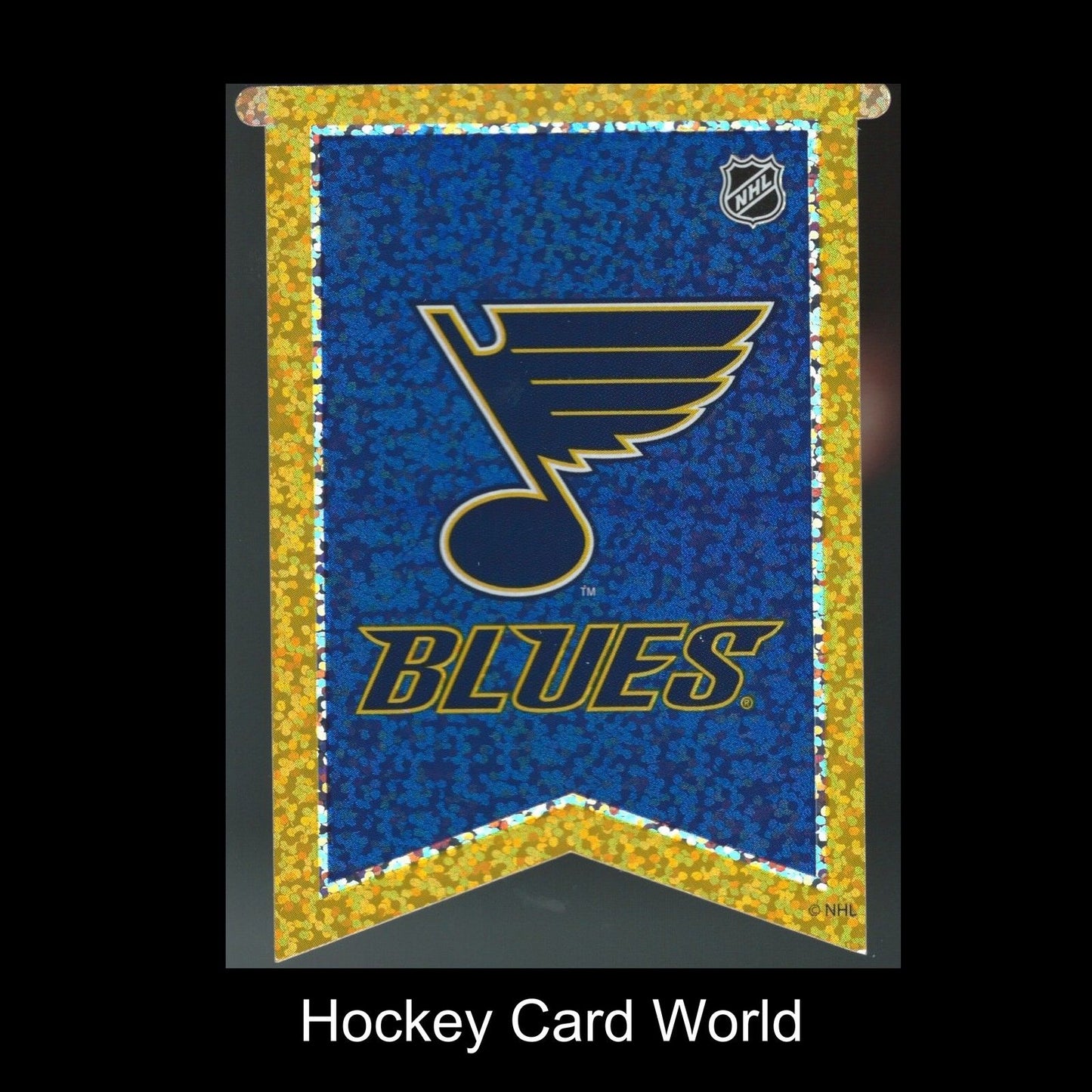  St.Louis Blues 3"x4" NHL Licensed Banner Sparkle Decal Sticker Image 1