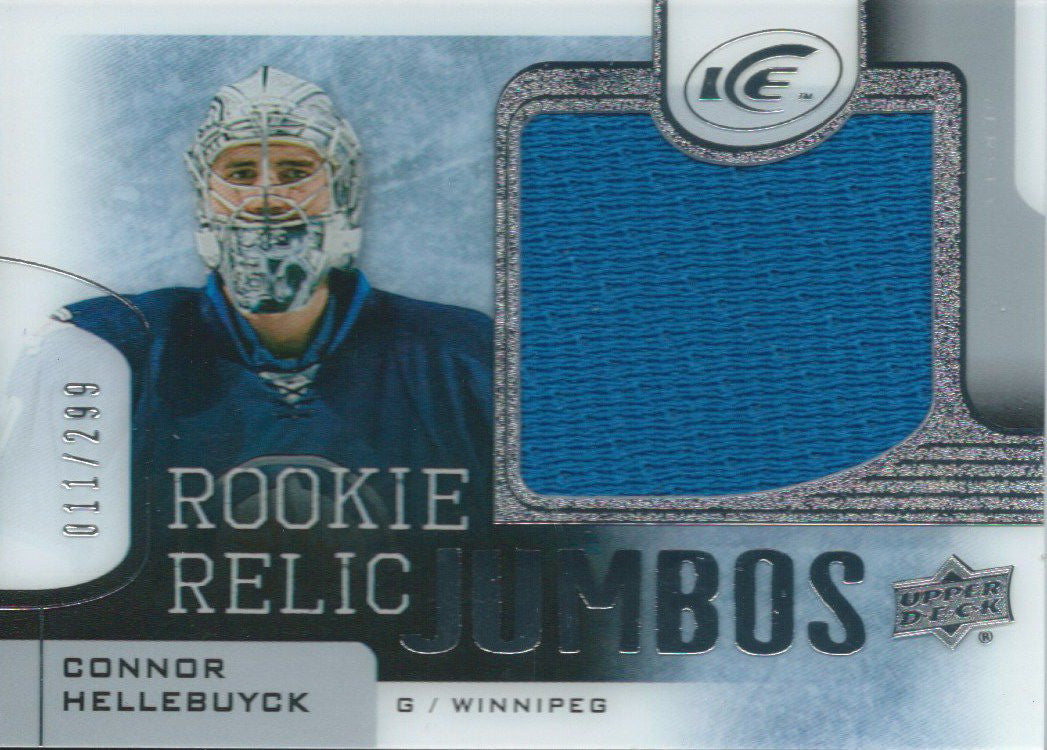 2015-16 Upper Deck Ice Rookie Jumbo CONNOR HELLEBUYCK 11/299 Relic 02080