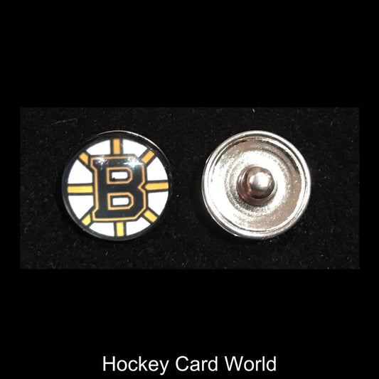  Boston Bruins NHL Snap Ginger Button Jewelry for Jackets, Bracelets Image 1