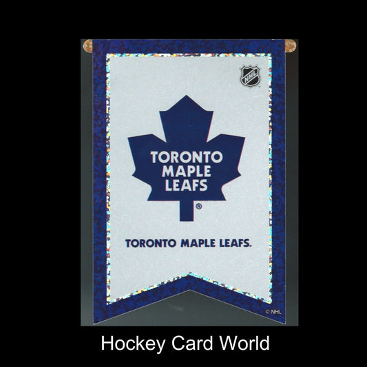 Toronto Maple Leafs 3"x4"  Licensed Banner Sparkle Decal Sticker