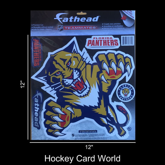  Florida Panthers 12" Fathead Jumbo Multi-Use Coloured Decal Sticker Image 1