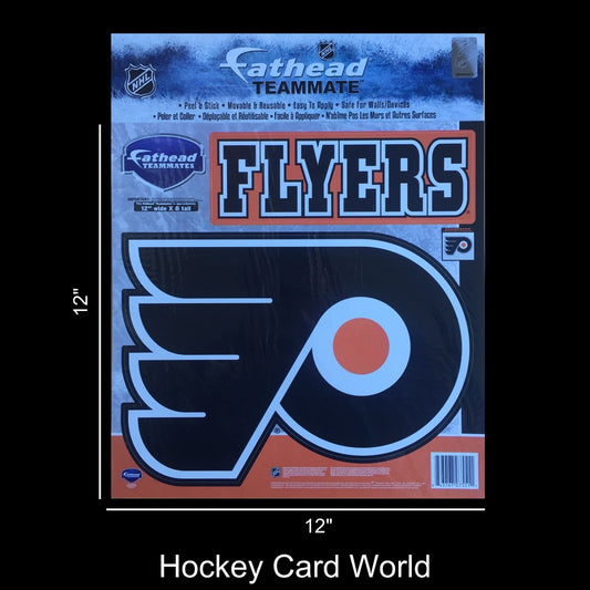 Philadelphia Flyers 12" Fathead Jumbo Multi-Use Coloured Decal Sticker