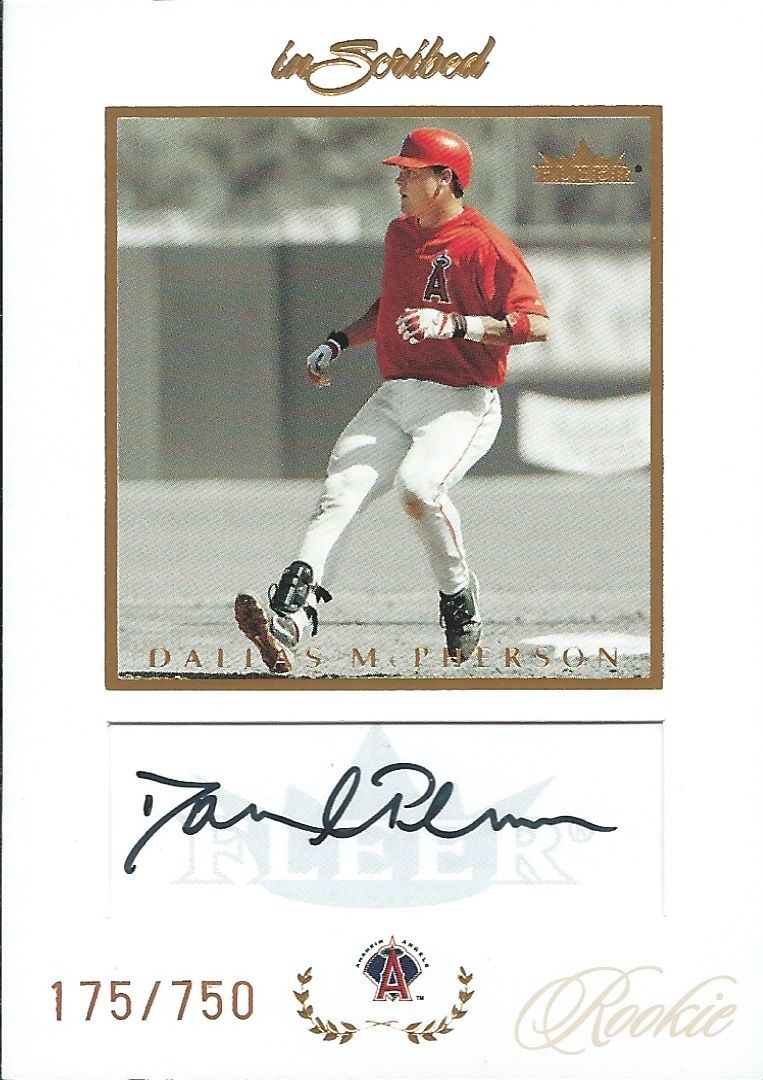  2004 Fleer InScribed Rookie Auto DALLAS McPHERSON 175/750 MLB  01313 Image 1