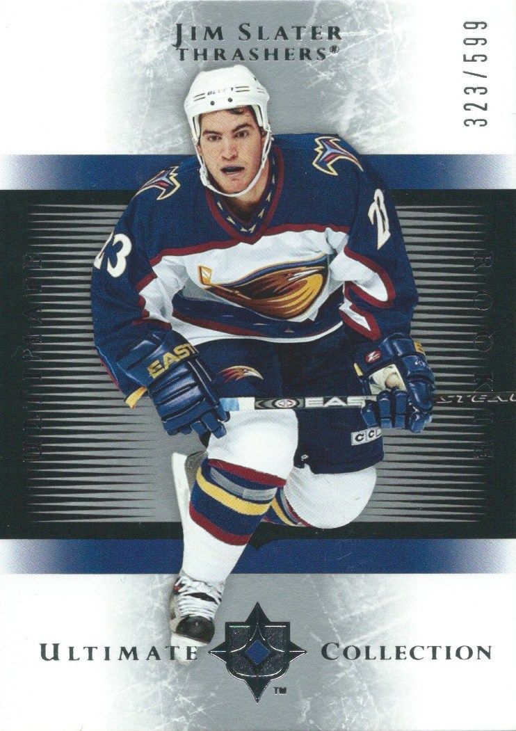  2005-06 Ultimate Collection JIM SLATER Rookie 323/599 RC NHL UD 00886 Image 1