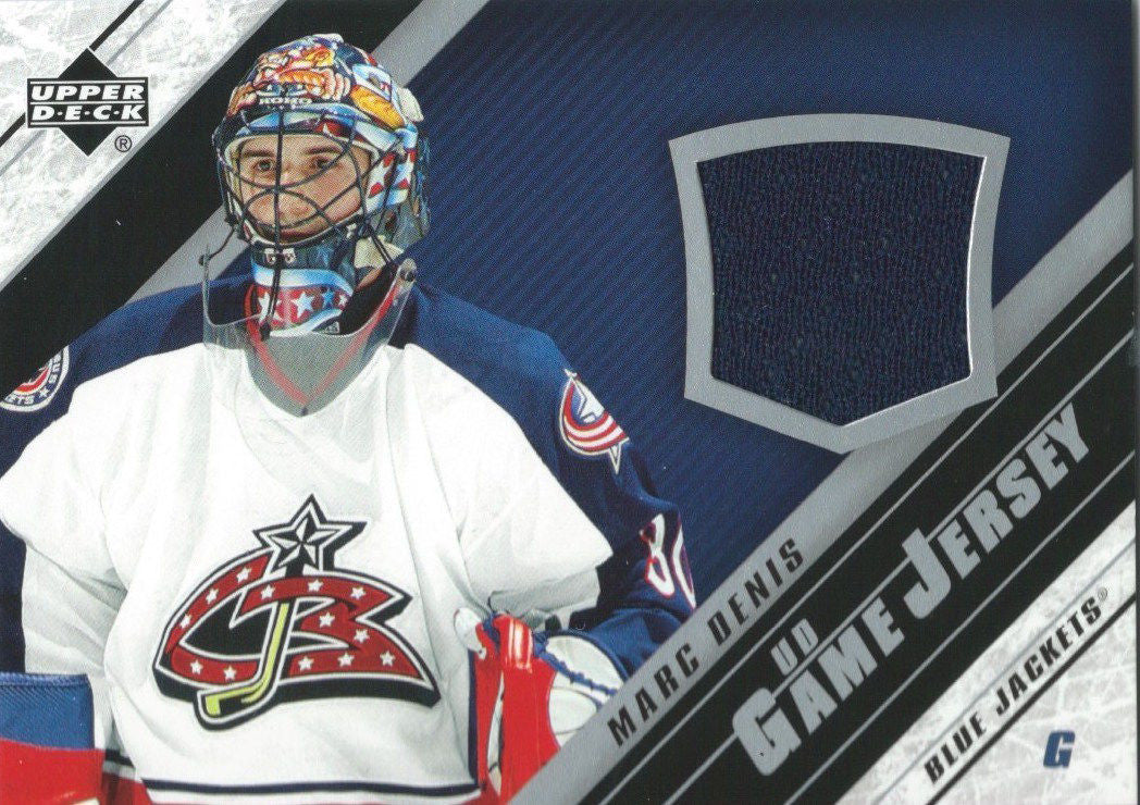 2005-06 Upper Deck Game Jersey MARC DENIS NHL Hockey 00712