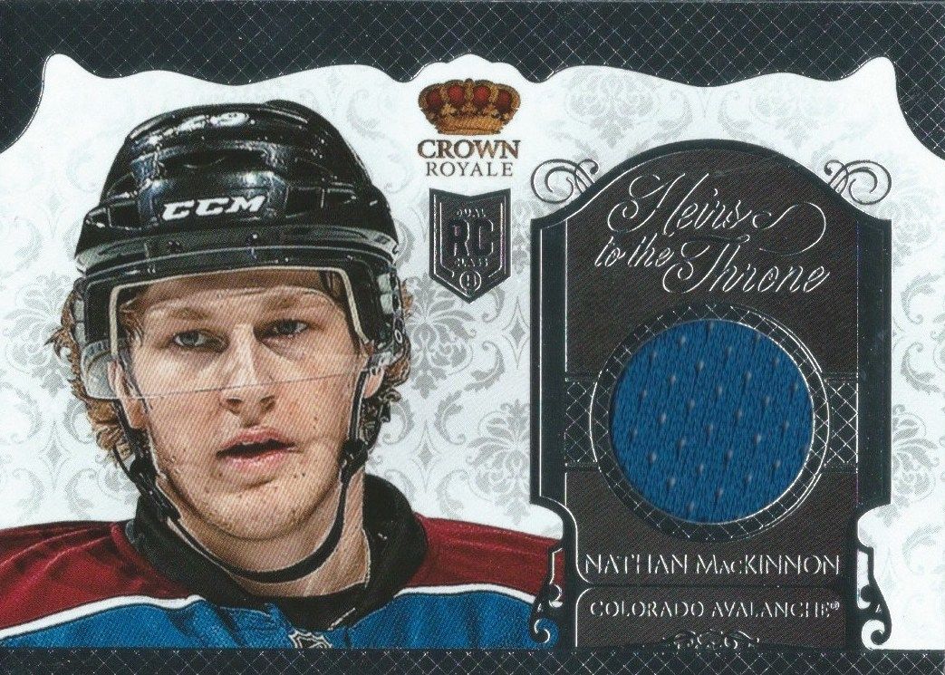  2013-14 Crown Royale Heirs to the Throne NATHAN MACKINNON Jersey 00743 Image 1