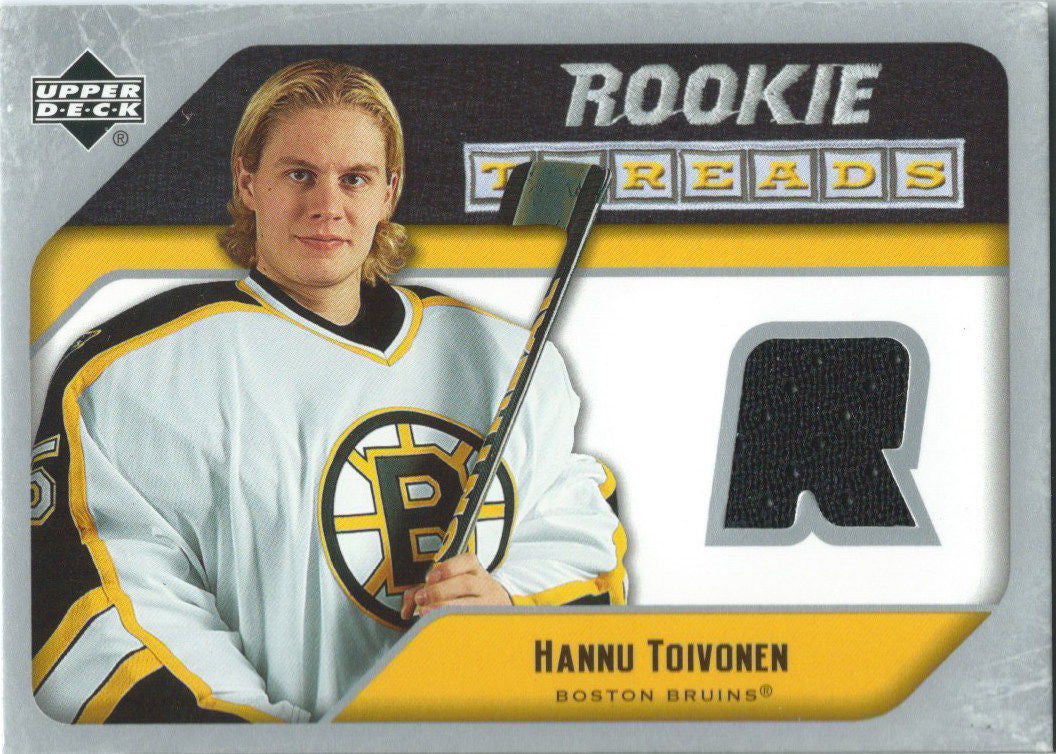 2005-06 Upper Deck Rookie Threads HANNU TOIVONEN UD Jersey NHL 01864