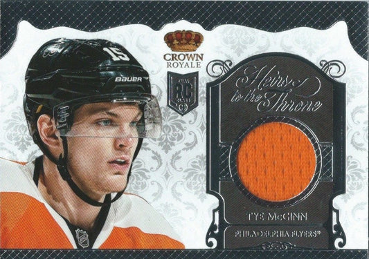 2013-14 Crown Royale Heirs to the Throne TYE MCGINN Jersey Rookie 00739