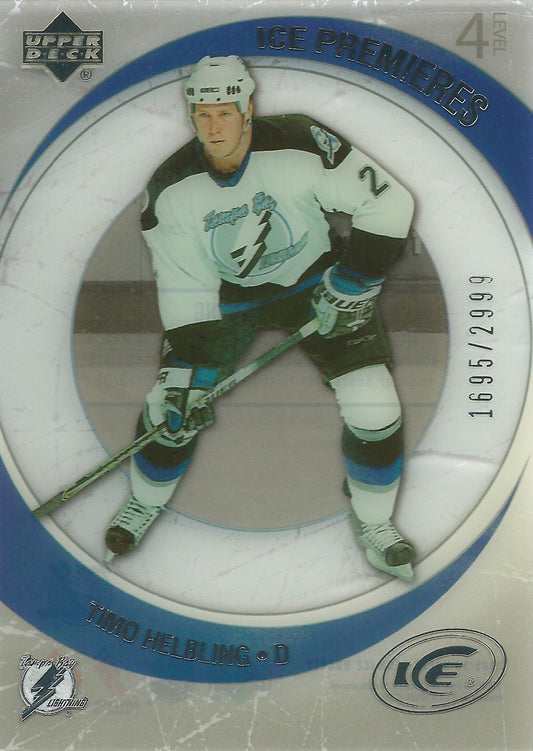 2005-06 UD Ice TIMO HELBLING RC #/2999 Ice Premiers Upper Deck Rookie 01548 Image 1