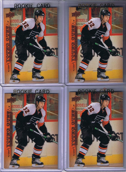  2007-08 Upper Deck YG RILEY COTE Young Guns Rookie  Flyers 02197 Image 1