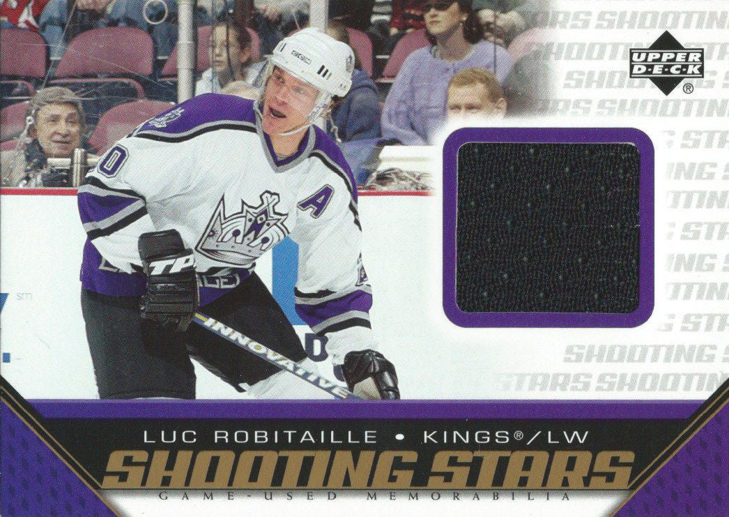 2005-06 Upper Deck Shooting Stars LUC ROBITAILLE Jersey UD NHL 01883