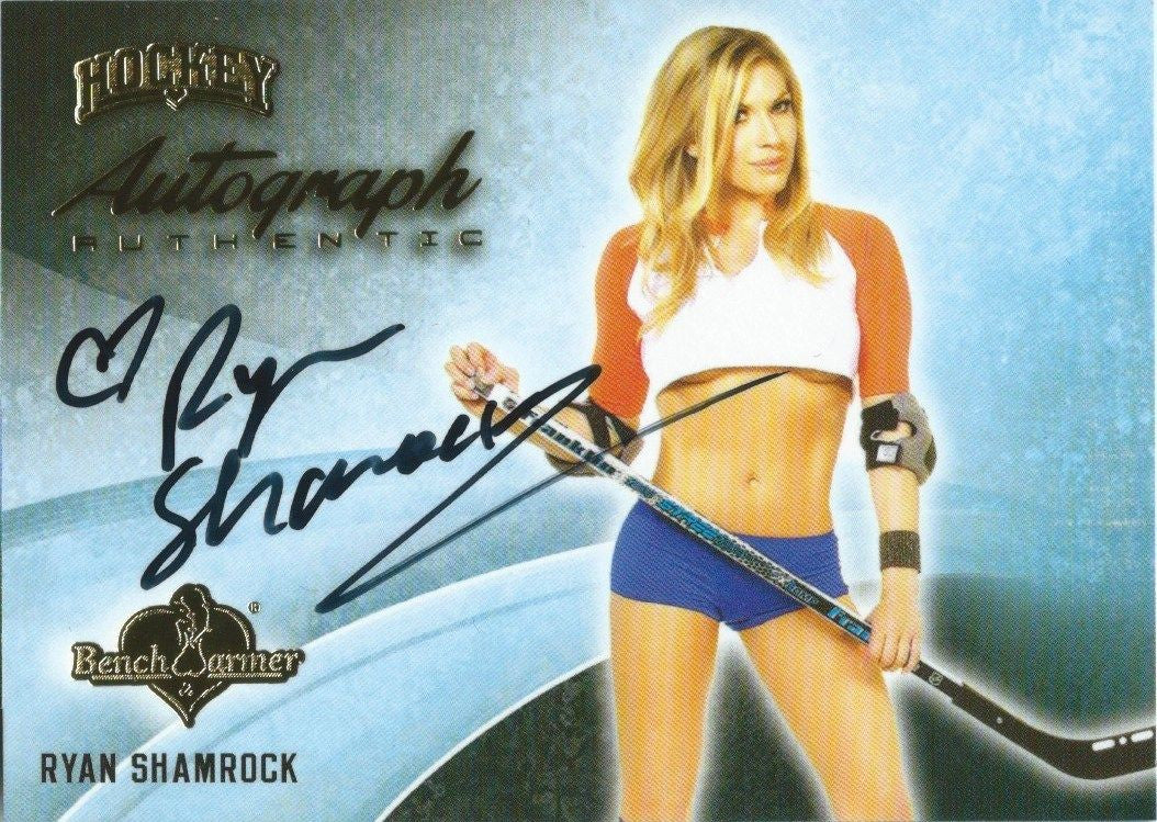 2014 Bench Warmer Signature Hockey RYAN SHAMROCK Autograph Authentic