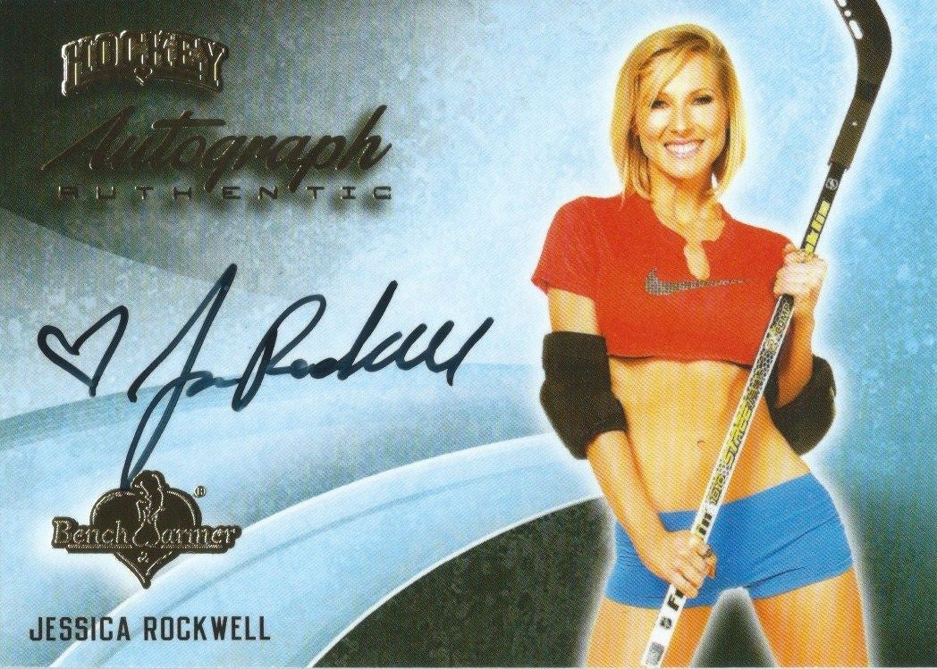 2014 Bench Warmer Signature Hockey JESSICA ROCKWELL Autograph Authentic