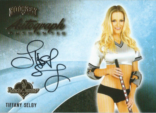 2014 Bench Warmer Signature Hockey TIFFANY SELBY Autograph Authentic