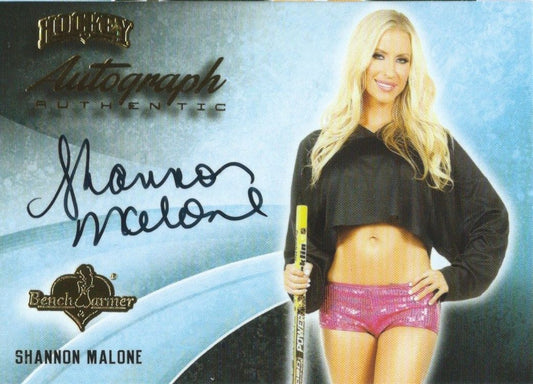 2014 Bench Warmer Signature Hockey SHANNON MALONE Autograph Authentic