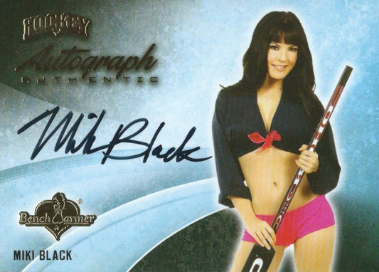2014 Bench Warmer Signature Hockey MIKI BLACK Autograph Authentic