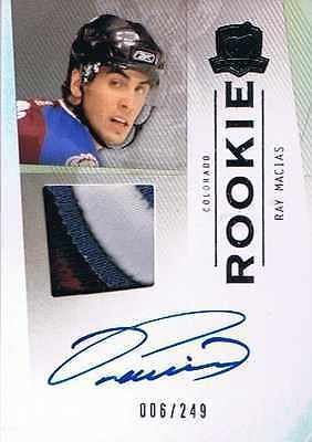 2009-10 The Cup RAY MACIAS Patch/Auto Rookie 6/249 RC 4CLR Avalanche Image 1