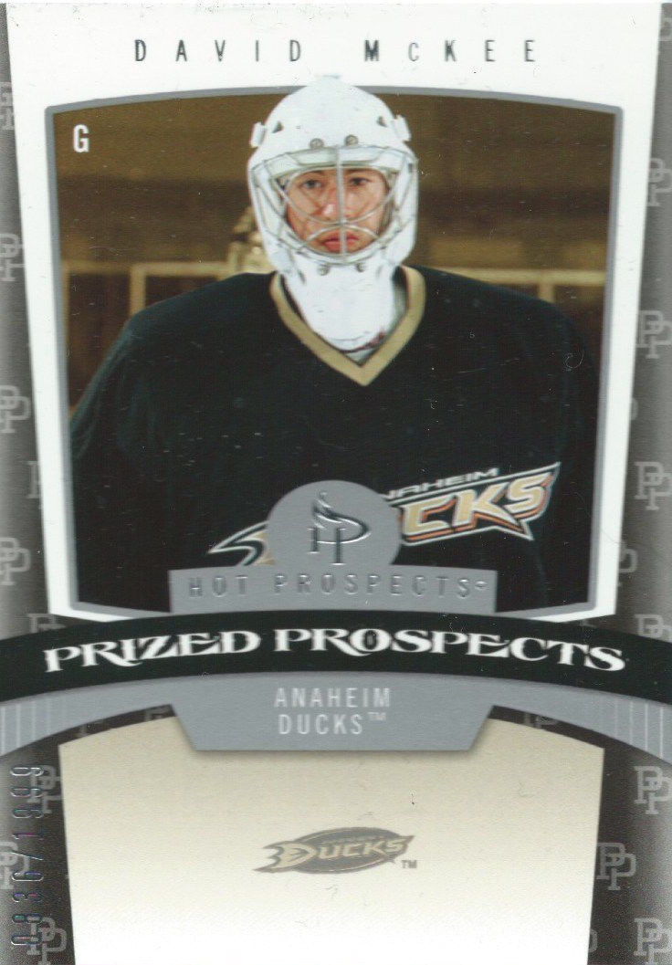  2006-07 Hot Prospects #143 DAVID McKEE 836/1999 Rookie RC NHL 00983 Image 1