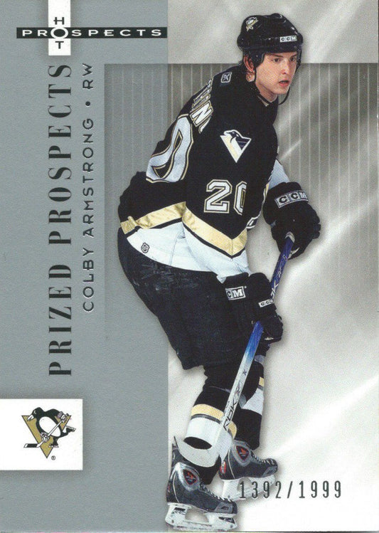  2005-06 Hot Prospects #161 COLBY ARMSTRONG Rookie 1392/1999 RC NHL 01008 Image 1