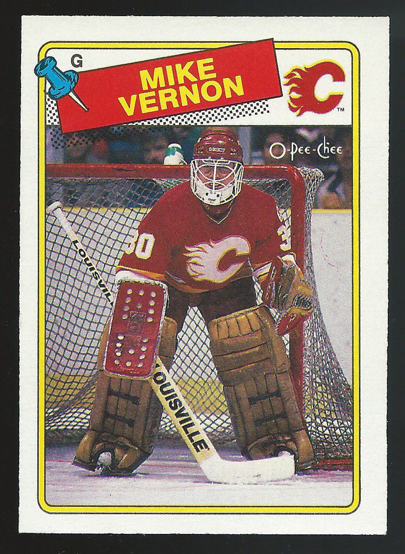 1988-89 OPC O-Pee-Chee #261 MIKE VERNONHockey NHL 02425