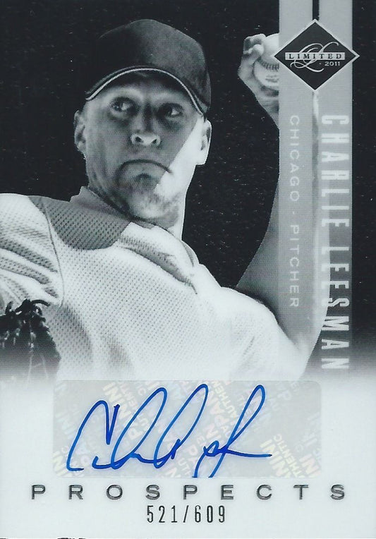  2011 Limited Prospects CHARLIE LEESMAN /609 Auto Signature Autograph 01255 Image 1