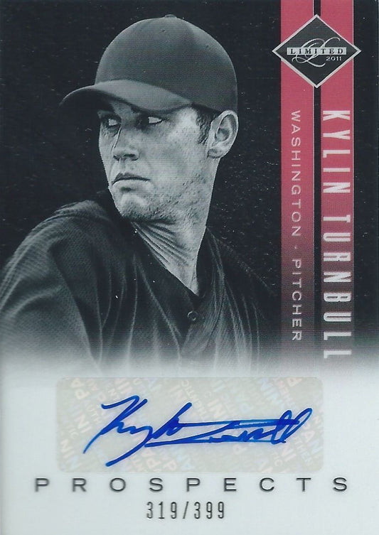 2011 Limited Prospects KYLIN TURNBULL 319/399 Auto Signature MLB 01256