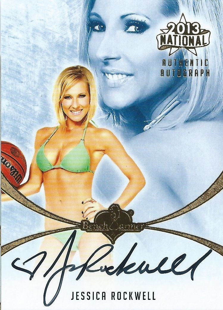 2013 Bench Warmer National Autographs JESSICA ROCKWELL Auto Card