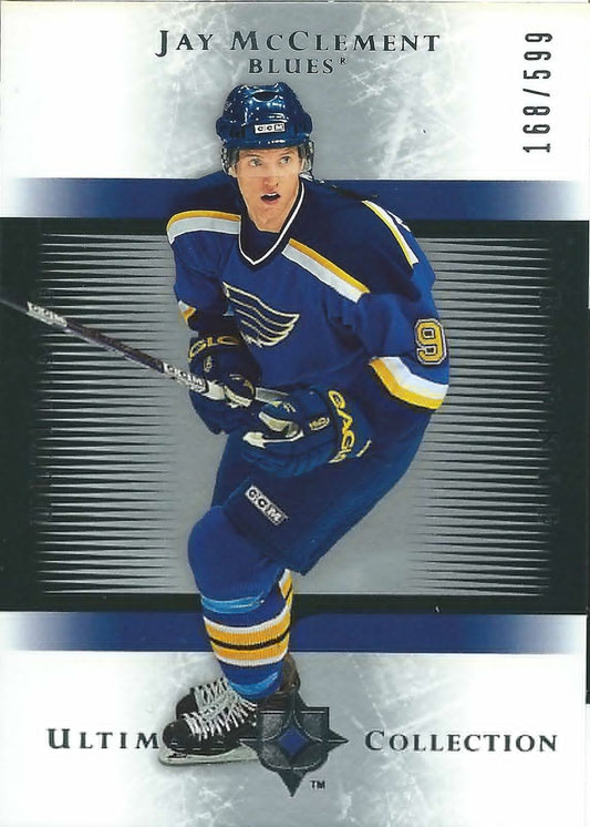  2005-06 Ultimate Collection JAY McCLEMENT RC 168/599 UD Rookies 00981 Image 1