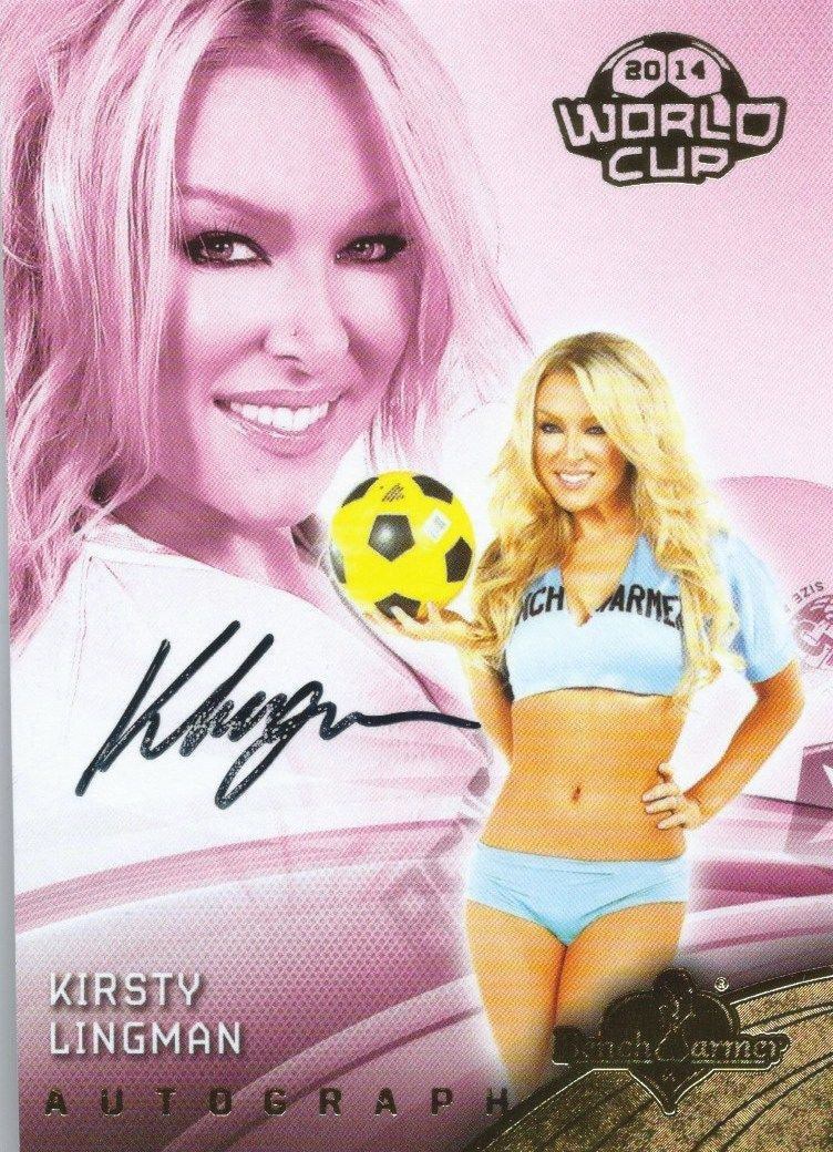 2014 Bench Warmer Soccer World Cup KIRSTY LINGMAN Autograph Authentic