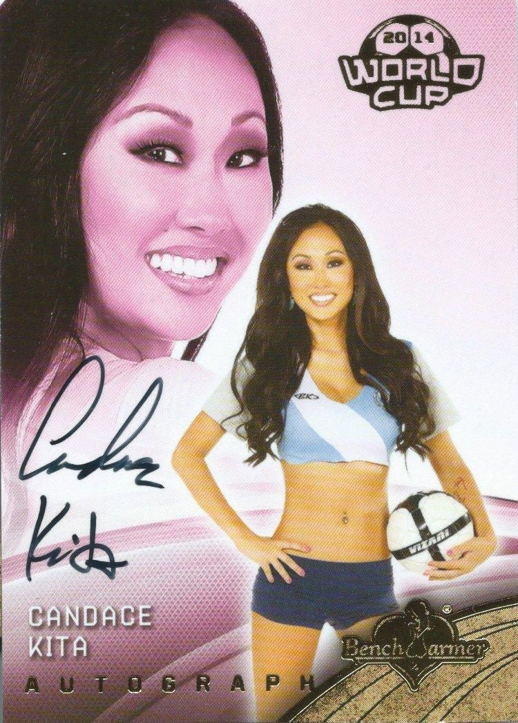 2014 Bench Warmer Soccer World Cup CANDACE KITA Autograph Authentic