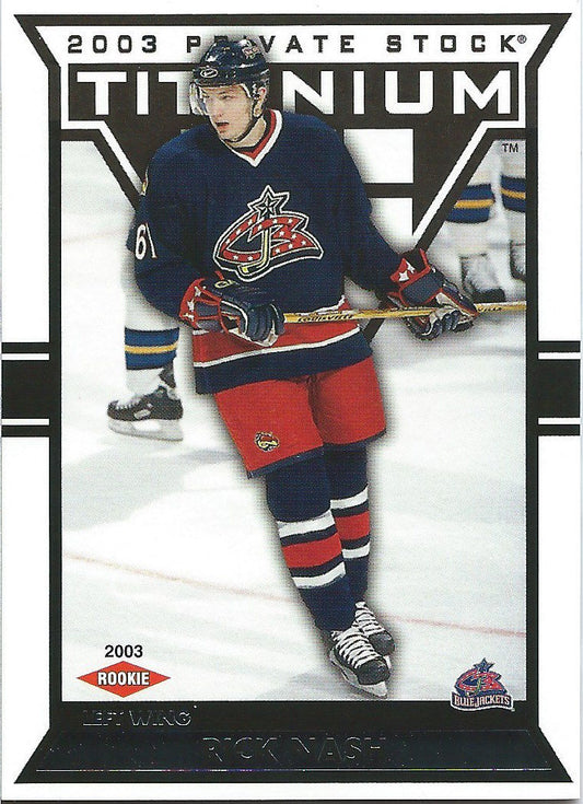  2002-03 Titanium #111 RICK NASH 138/1475 Rookie RC Hockey NHL 02442 Image 1