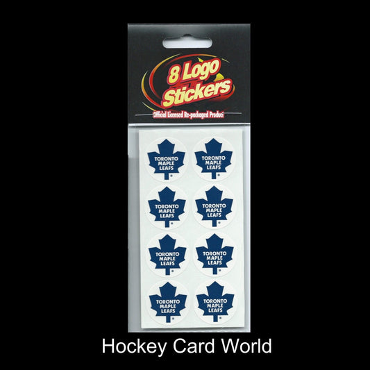 Toronto Maple Leafs  Official Licensed 8 Stickers Decal Sheet 2.5" x 5"