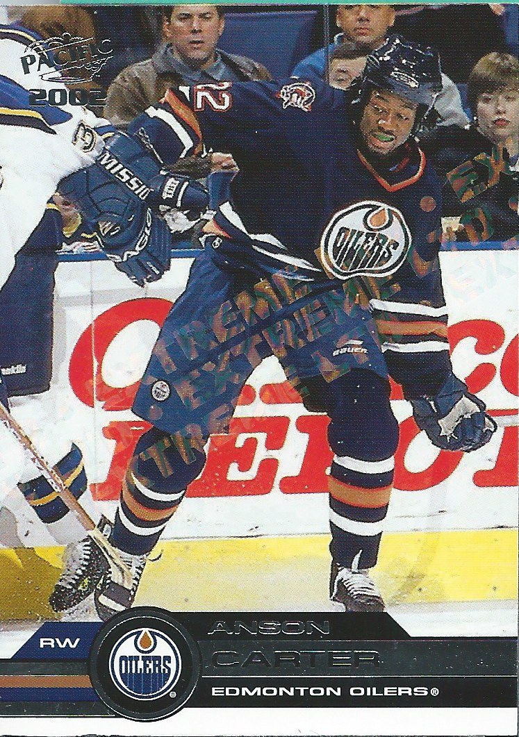  2001-02 Pacific Extreme LTD #153 ANSON CARTER 36/49 Hockey NHL 02444 Image 1