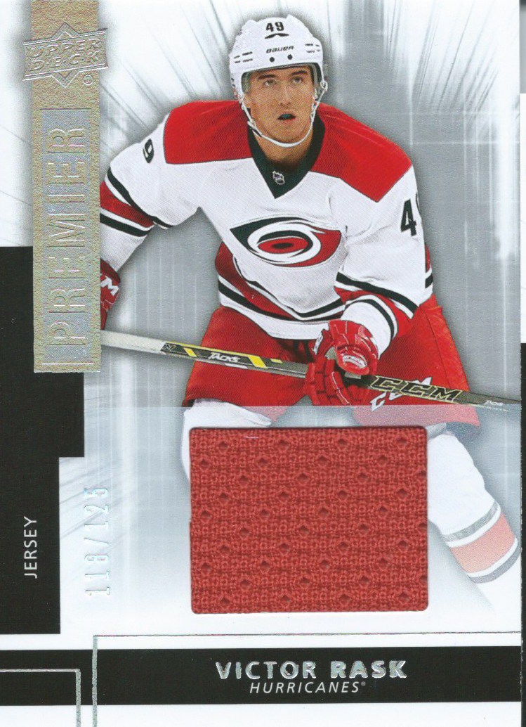  2014-15 Upper Deck Premier Spectrum VICTOR RASK 118/125 Jersey 01823 Image 1