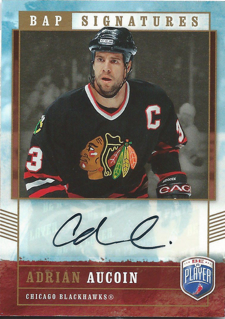 2005-06 Be A Player Signatures #AA ADRIAN AUCOIN Autograph Auto 02449
