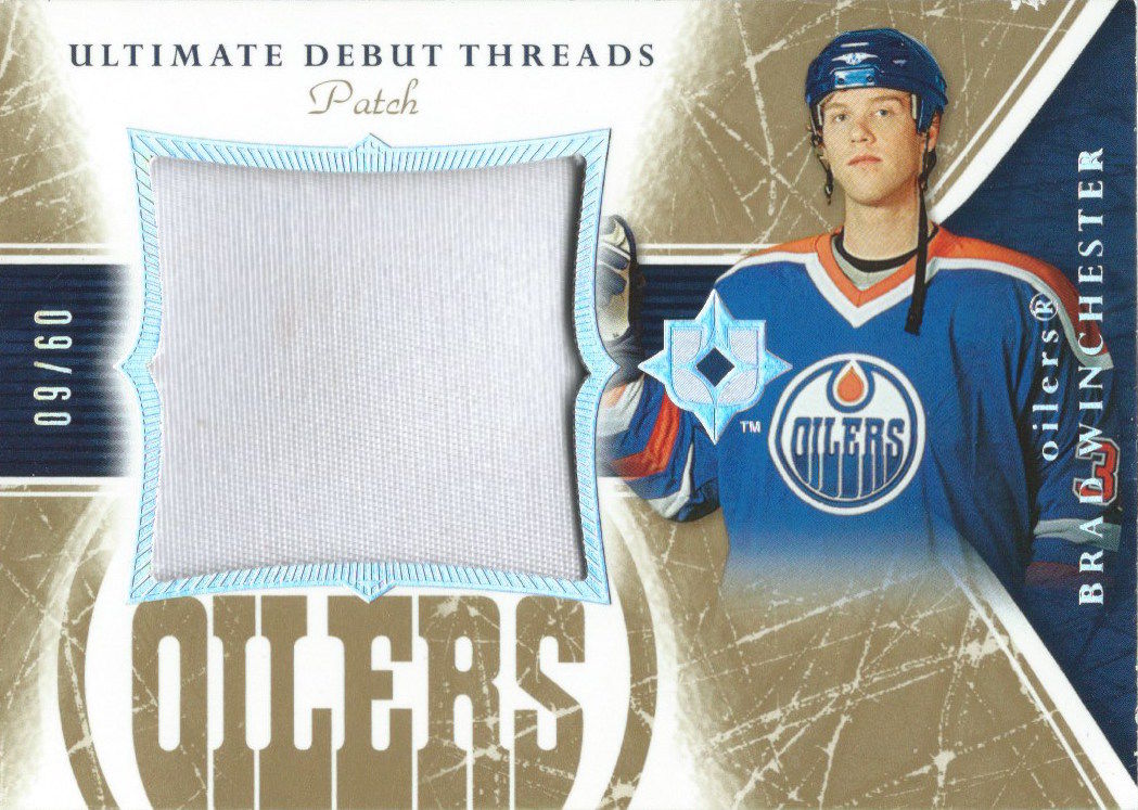  2005-06 UD Ultimate Debut Threads BRAD WINCHESTER 9/60 Patch 01831 Image 1